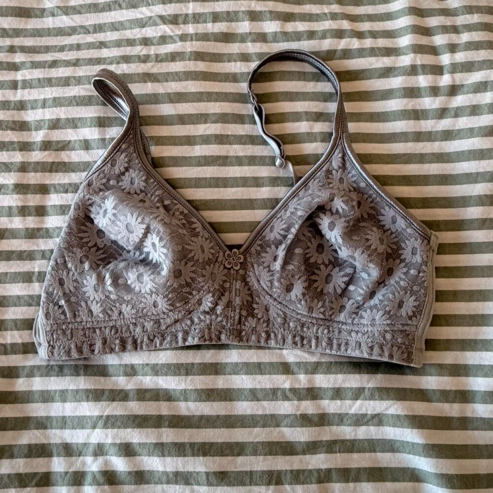 Vintage Floral Bra Size 36 C B 295